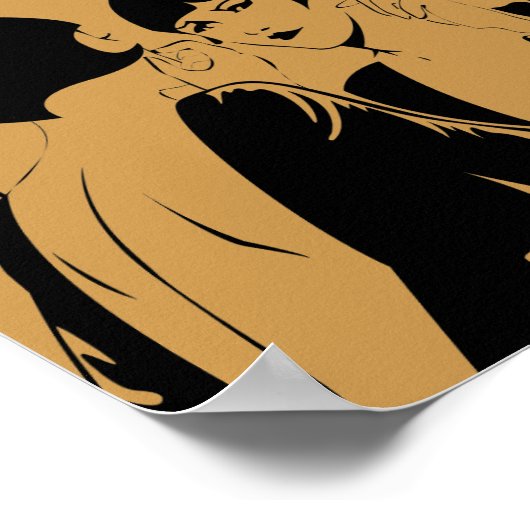 poster van de Birthday Party uit 1920 (Hoek)