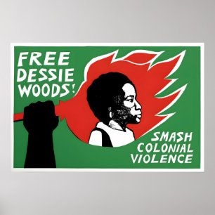 Poster van de Black Panther uit de jaren 70: Dessi