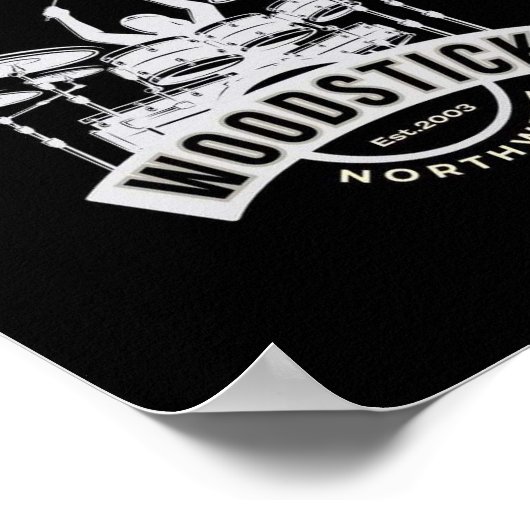 Poster van de bosstok (Hoek)