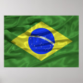 Poster van de Braziliaanse vlag (Voorkant)
