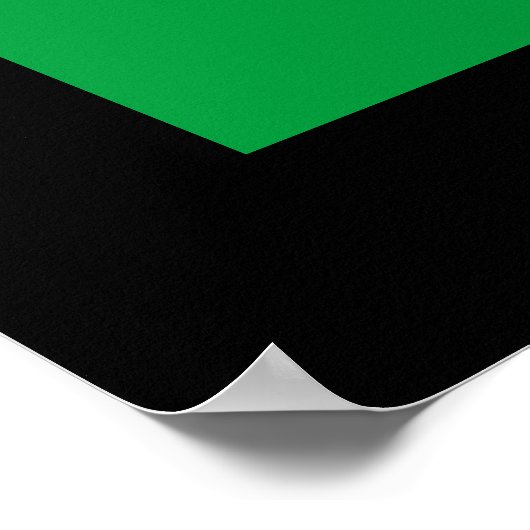 Poster van de Braziliaanse vlag (Hoek)