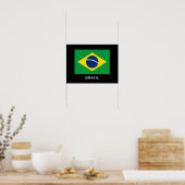 Poster van de Braziliaanse vlag (Keuken)