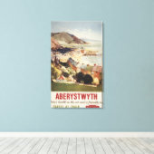 Poster van de Britse kustspoorwegen Canvas Afdruk (Insitu (Houten vloer))
