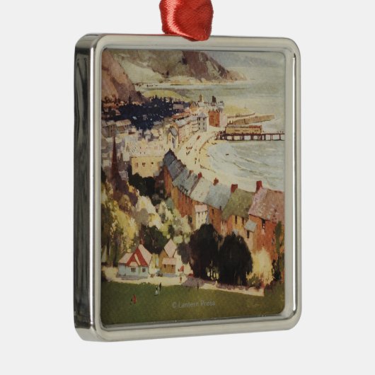 Poster van de Britse kustspoorwegen Metalen Ornament (Rechts)