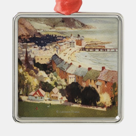 Poster van de Britse kustspoorwegen Metalen Ornament (Voorkant)