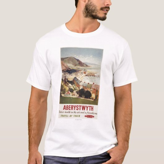 Poster van de Britse kustspoorwegen T-shirt (Voorkant)