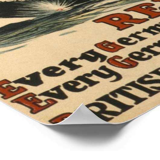 Poster van de Britse Rijk Union (Hoek)