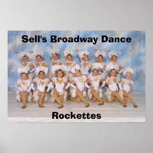 Poster van de Broadway Dance Rockettes van Verkoop (Voorkant)
