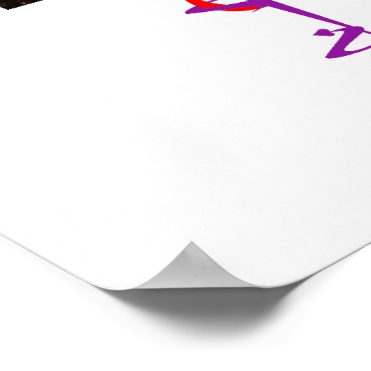 Poster van de bruiloft (Hoek)