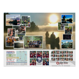 Poster van de Canoe Trails 2018 Canadian Trip