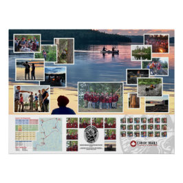 Poster van de Canoe Trails 2019 Canadian Trip