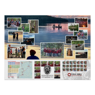 Poster van de Canoe Trails 2019 Canadian Trip