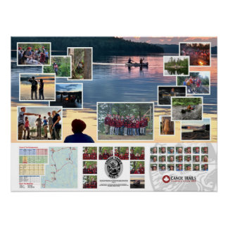 Poster van de Canoe Trails 2019 Canadian Trip