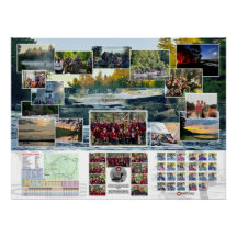 Poster van de Canoe Trails 2023 Canadian Trip