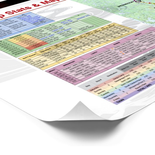 Poster van de Canoe Trails 2024 Canadian Trip (Hoek)