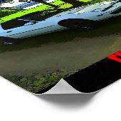 Poster van de cartoon van een 89-vuurvogel (Hoek)