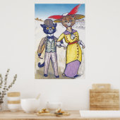 Poster van de Catwalk Print (Keuken)