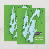 Poster van de ChamPlavlam USA Canada Map (Voorkant / Achterkant)