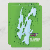 Poster van de ChamPlavlam USA Canada Map (Voorkant / Achterkant)