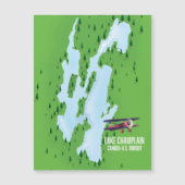 Poster van de ChamPlavlam USA Canada Map (Voorkant)