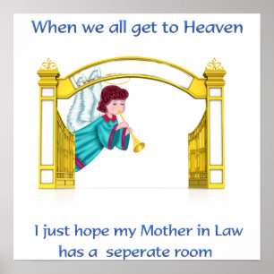 poster van de Christelijke humor hemel