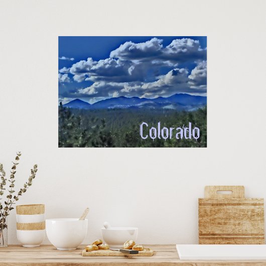 Poster van de colorado (Keuken)