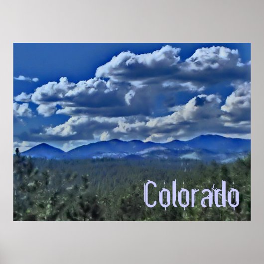 Poster van de colorado (Voorkant)