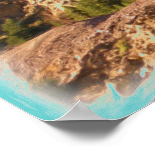 Poster van de colorado-berglandschap (Hoek)