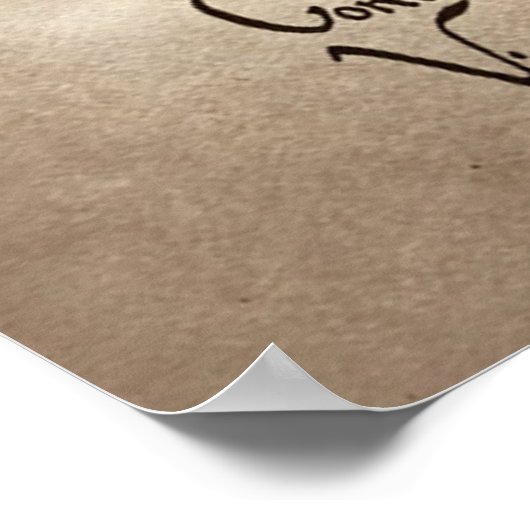 poster van de coole heksenpartij (Hoek)