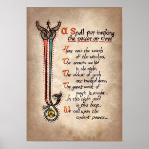 poster van de coole heksenpartij