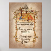 poster van de coole heksenpartij (Voorkant)