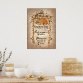 poster van de coole heksenpartij (Keuken)