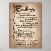 poster van de coole heksenpartij (Voorkant)