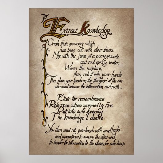 poster van de coole heksenpartij (Voorkant)