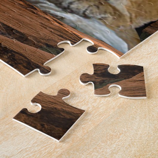 poster van de cougar legpuzzel (Zijkant)