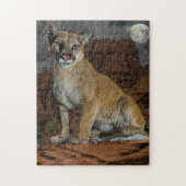 poster van de cougar legpuzzel (Verticaal)