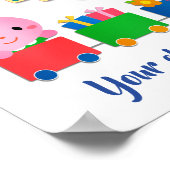 Poster van de Cute Animal Train (Hoek)