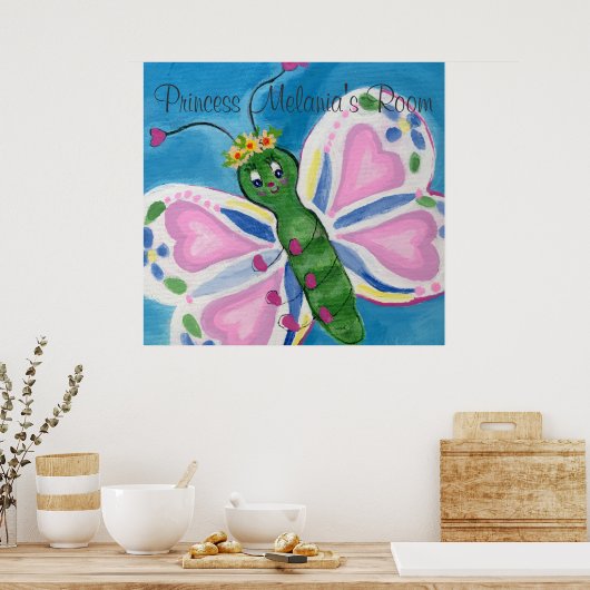 Poster van de dag van de vlinder (Keuken)