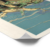 Poster van de deklomppaddenstoel (Hoek)