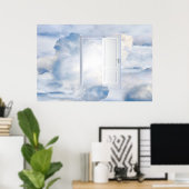 Poster van de deur van de hemel (Thuiskantoor)