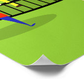 Poster van de dierentuin (Hoek)