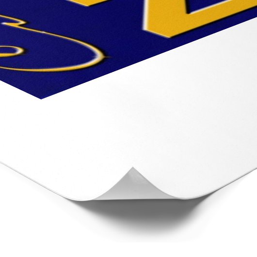 Poster van de dierentuin Cincinnati (Hoek)