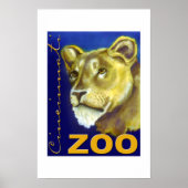 Poster van de dierentuin Cincinnati (Voorkant)