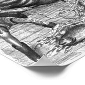 Poster van de dode ogen van Vannak en visnet (Hoek)