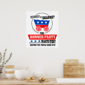 Poster van de donorpartij (Keuken)