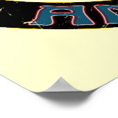 Poster van de Duitse Amerikaanse vlaggen (Hoek)