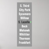 Poster van de Duitse lijst van Village Street (Voorkant)