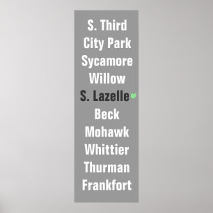 Poster van de Duitse lijst van Village Street