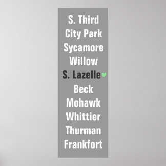 Poster van de Duitse lijst van Village Street