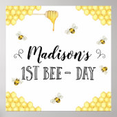 Poster van de eerste dag van de verjaardag van de  (Voorkant)